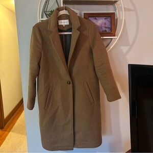 Cupcakes and Cashmere Fayola Women’s XS Extra Small Camel Duster Tan Coat